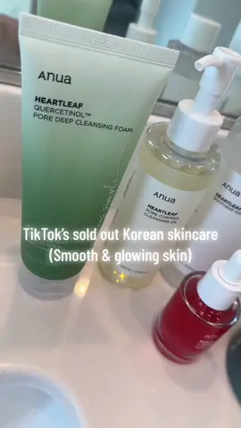 Smaller pores & glowing skin✨🤌🏼 #anuaheartleaf77 #anuaskincare #glowingskin #koreanskincare 😮‍💨 #fy 