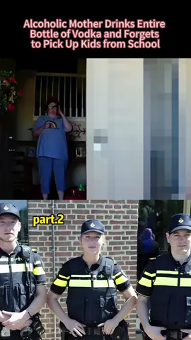 #Alcoholic Mother Drinks Entire Bottle of Vodka and Forgets to Pick Up Kids from School