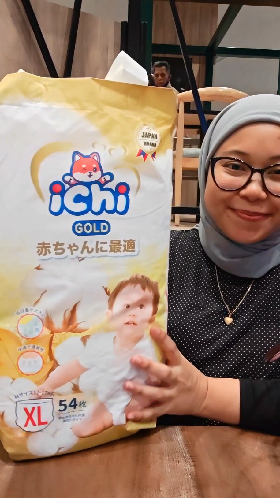 Ichi Gold ni premium quality dari ICHI taw, memang sesuai untuk kulit anak yang sensitive. #ichi #ichidiaper #diapers 
