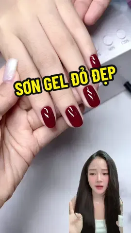 Sơn gel đỏ màu đẹp, chất siêu thích  #nghithao #nghithaonail #songel #songeldo #ramyla #songelramyla 