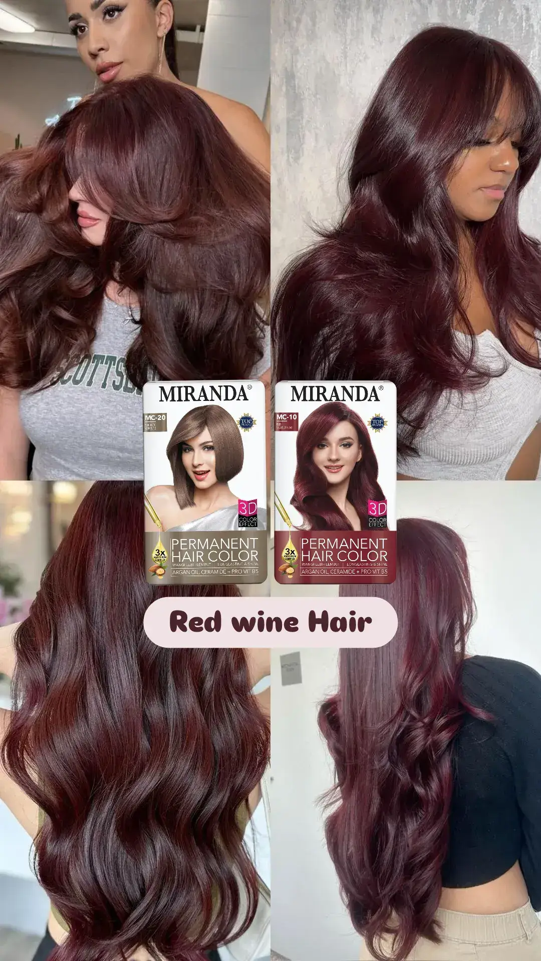 rekomendasi warna mix dari miranda ,kalian mau nyobain yg mana ???  @mirandahaircare  #MirandaHairCare, #MirandaHairColor, #ColorUpYourDay, #MirandaSmokeyAshxAshBlonde, #MirandaMixColor, #RekomendasiCatMiranda