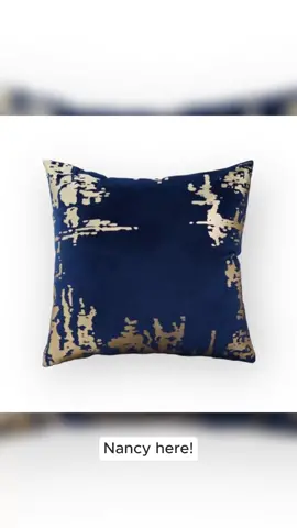 NANCY GOLD Decorative Pillow Cover