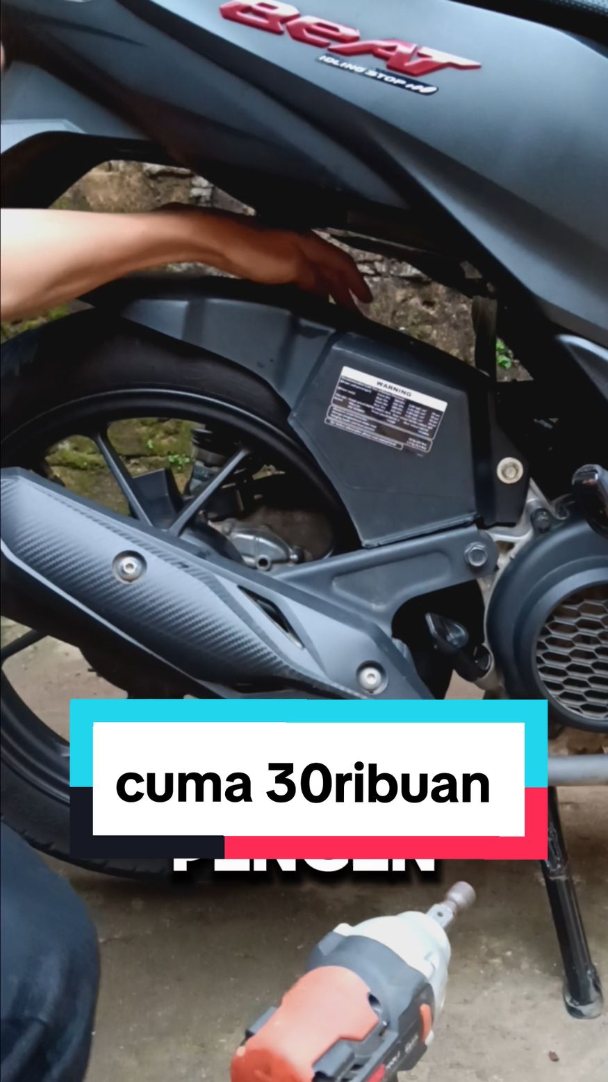 cara mudah pasang hugger Spakbor Kolong Airblade beat delux harganya cuma 30ribuan  #hugger #huggermurah #huggerairbladeoriginalvietnam #huggerairblade #huggerairbladepnpbeat 