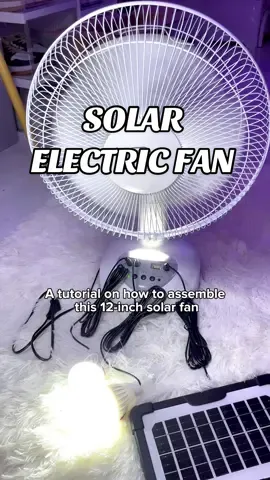 #solarelectricfan #solarfan #solarlights #tipidkuryente #solarelectricfanwithledlight #solarfanwithlights #foryoupage #solarfanwithpanel #electricfan #aesthetic #fyp #nomorebrownout 