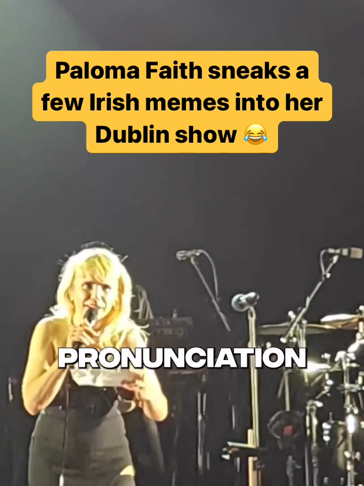 What a legend 😂🇮🇪 @palomafaithreal performed at the Iveagh Gardens in Dublin recently and slipped a bit of Irish into her set 👏 🎥 - @ryanto1986  #ireland #dublin #irish #palomafaith #iveaghgardens