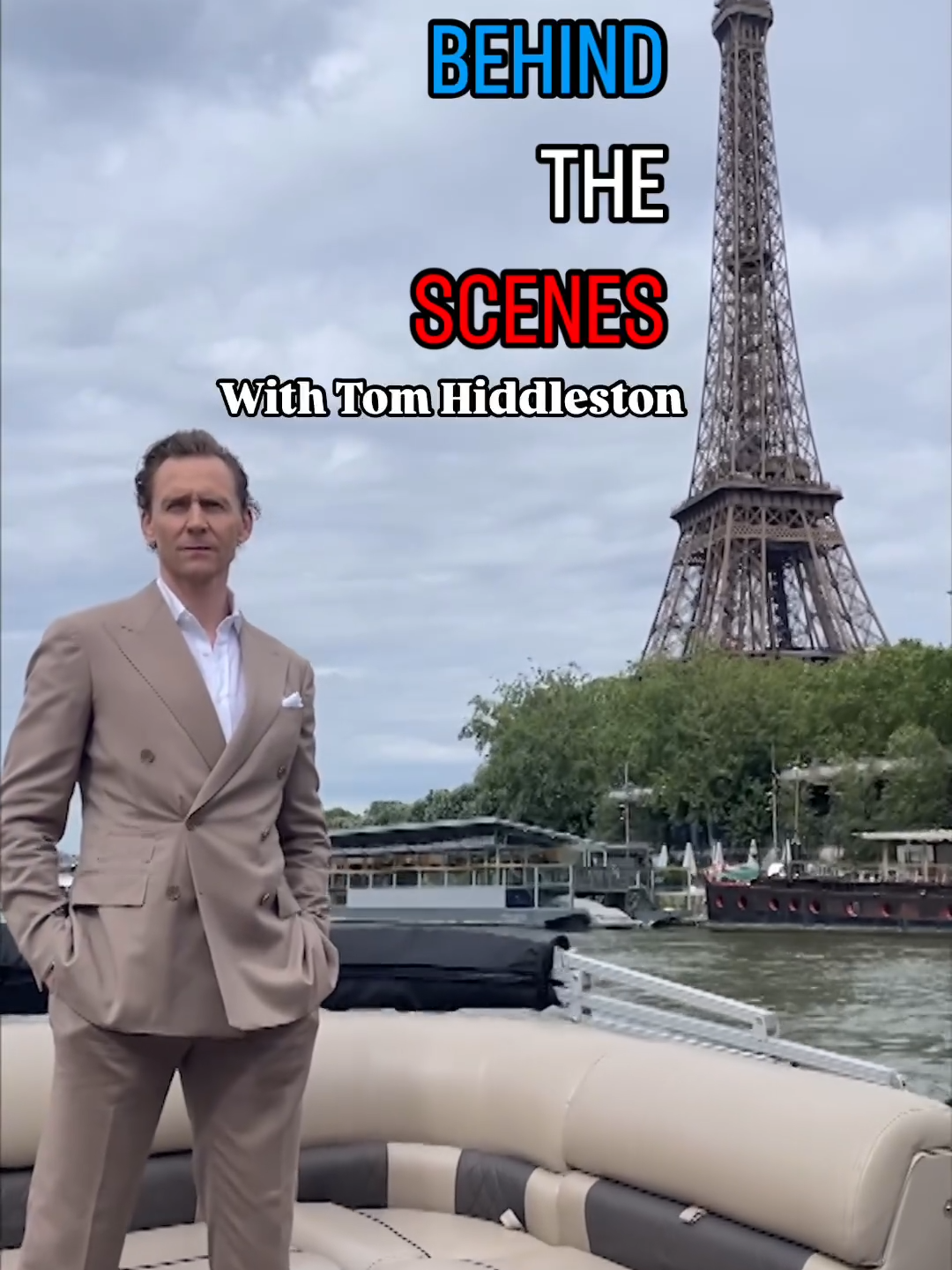 Behind the scenes 🎥👀 Go behind the camera as we filmed our Olympic Games TV opener with actor Tom Hiddleston 🤩✨  Watch the Summer of Sport and Music on #iPlayer  @bbcsport #Paris2024 #Olympics #TomHiddleston