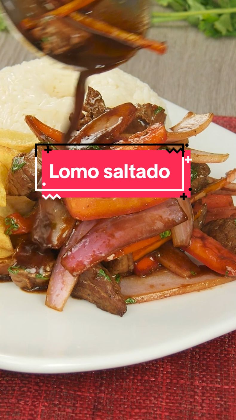 💯¡Disfruta de un lomo saltado buenazo en casa con la familia! 👌 🇵🇪 #lomosaltado #lomo #comidaperuana #recetafacil #buenazo 