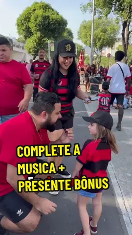 Complete a Música + Presente Bônus na Torcida do Flamengo!❤️🖤 #CompleteaMusica #Flamengo #emdezembrode81 #XandiBarros #AlanBarros 