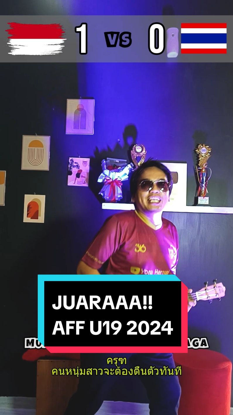 Fiuhh.. kena gempur Thailand braayy.. untung kita sigap! yuk berbenah..  JUARAAAA!!!!  #timnas #timnasgaruda #timnasindonesia🇮🇩 #timnasindonesia #timnasday #aff #affu19 #indrasjafri #thailand 