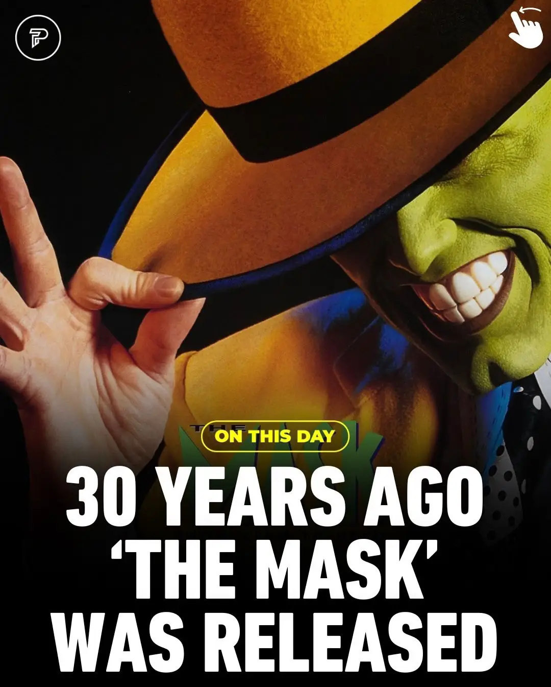 On this day 30 years ago ‘The Mask’ premiered starring Jim Carrey. 🕺🎬 #RoadTo15Million #Pubity 