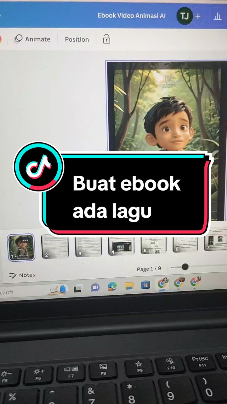 Panduan buat ebook ada lagu. #ebook #belajaronline #kpm #chatgpt #artificialintelligence #kelasonline #artificialintelligence #animasiindonesia #animasi #guru #gurumalaysia #cikgu #cikgutiktok #gurumalaysia 