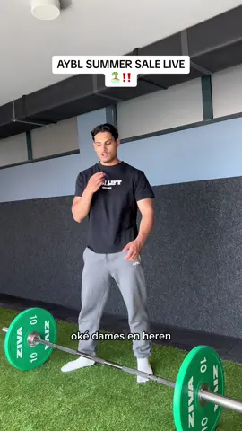 Het is eindelijk zo ver de Summer sale van @AYBL is nu live (Voor de mensen met early access)🥳 - met kortingen die oplopen tot 60% korting - over de gehele website - met code:MIGUEL 10% extra korting bij check out #gym #GymTok #fyp #aybl #sale #summersale #gymclothes #Fitness #discount 