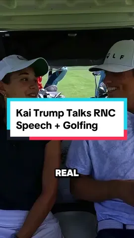 Grant x Kai Trump 🤝  @Grant Horvat Golf #fyp #golf #golftiktok #golfing #kaitrump #trump #granthorvat 