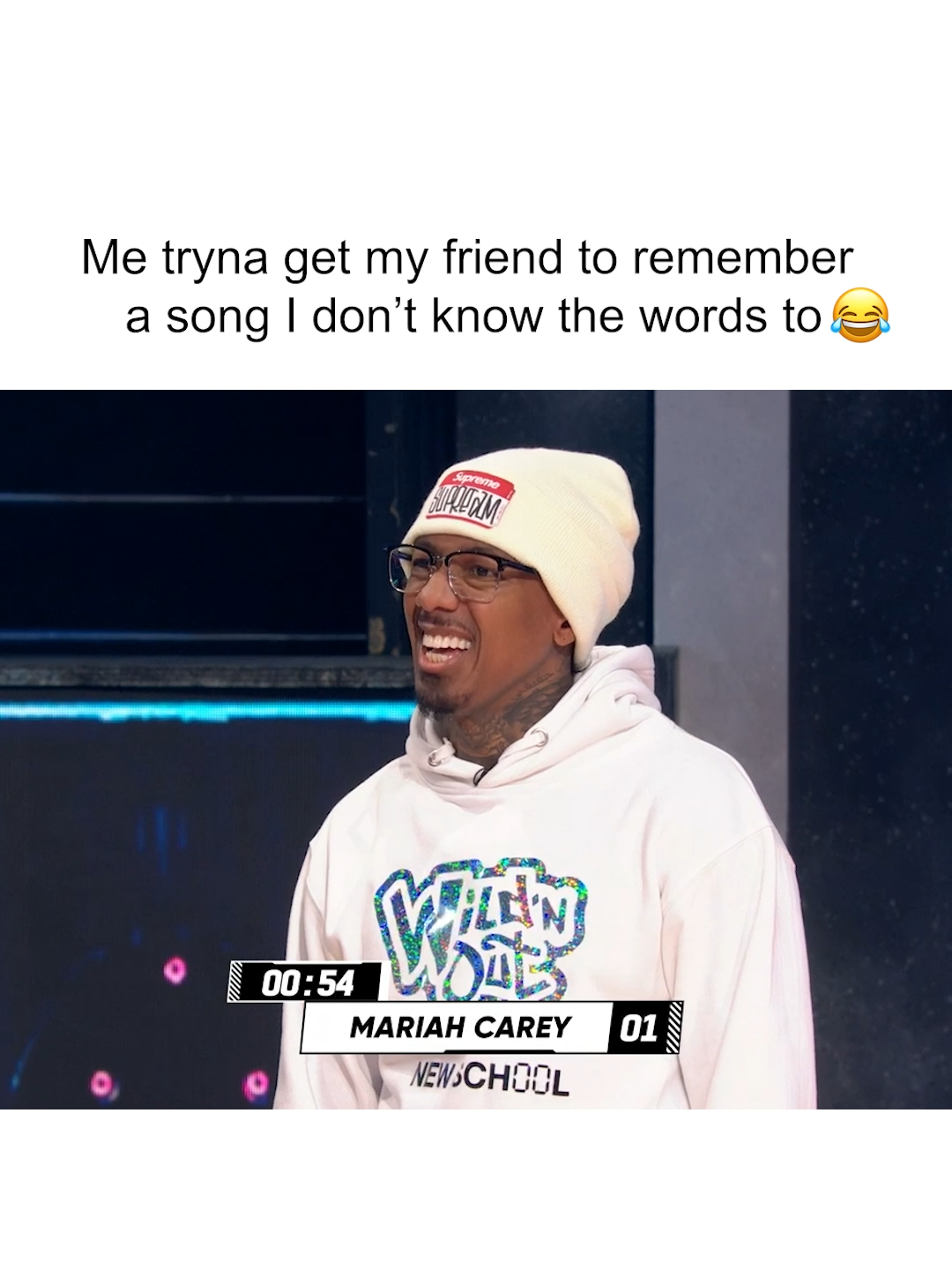 Nick stays getting called out 🤣 #WildNOut #turnmeupintheheadphones #nickcannon #NORE #mariahcarey #babymama #funny #breakup #singing #jokes #lol