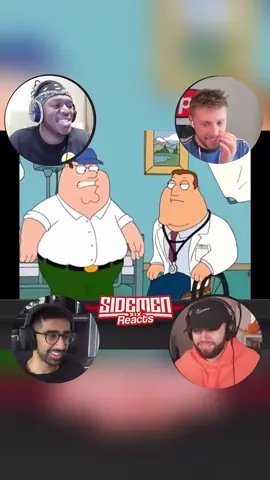 Sidemen react to Family Guy’s most offensive jokes (Part 4) #sidemen #ksi #w2s #vikkstar123 #zerkaa #familyguy #miniminter #tbjzl #behzinga #fypシ 