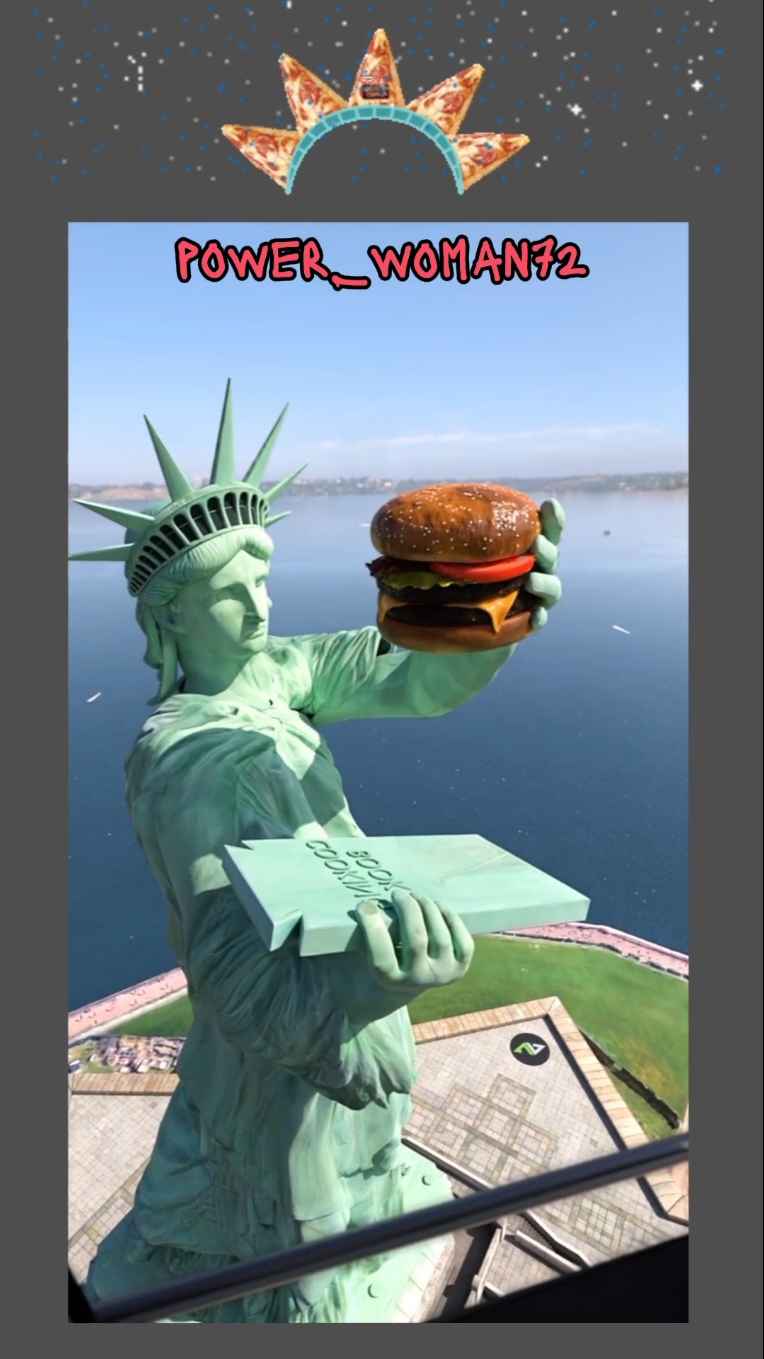 #burger #animation #usa #amerika #fastfood #street #hamburger #pommes #statueofliberty #truck  #unitedstates #burgerking #mcdonalds 