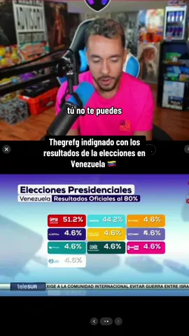 Thegrefg indignado con los resultados de la elecciones en Venezuela 🇻🇪  #thegrefg #venezuela🇻🇪 #elecciones #maduro #twitch #twitchclips 