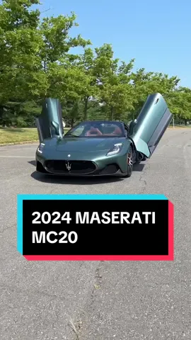 The Maserati MC20 is a gorgeous supercar! #maserati #mc20 #ferrari #cartok #carcommunity #carsoftiktok 