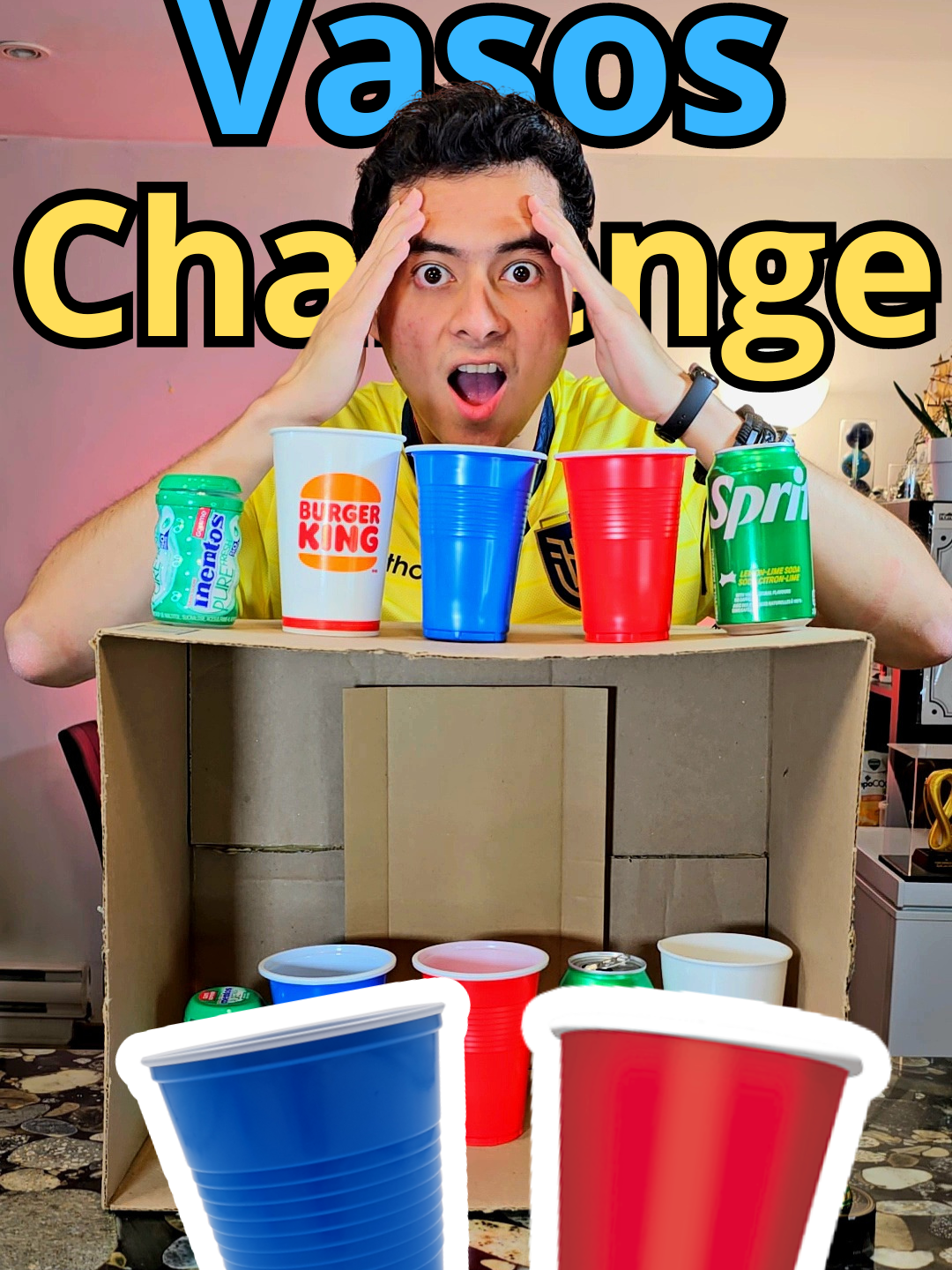 Vasos Fast Challenge #shorts #futbol #challenge #retostiktok #retosdefutbol #TikTokDeportes #kingsleague #jugadoresdefutbol #mexico #reels #humor #retosdivertidos #twitch #streamer #tiktokfootballacademy #clipsdetwitch #clips #comedia #challenge