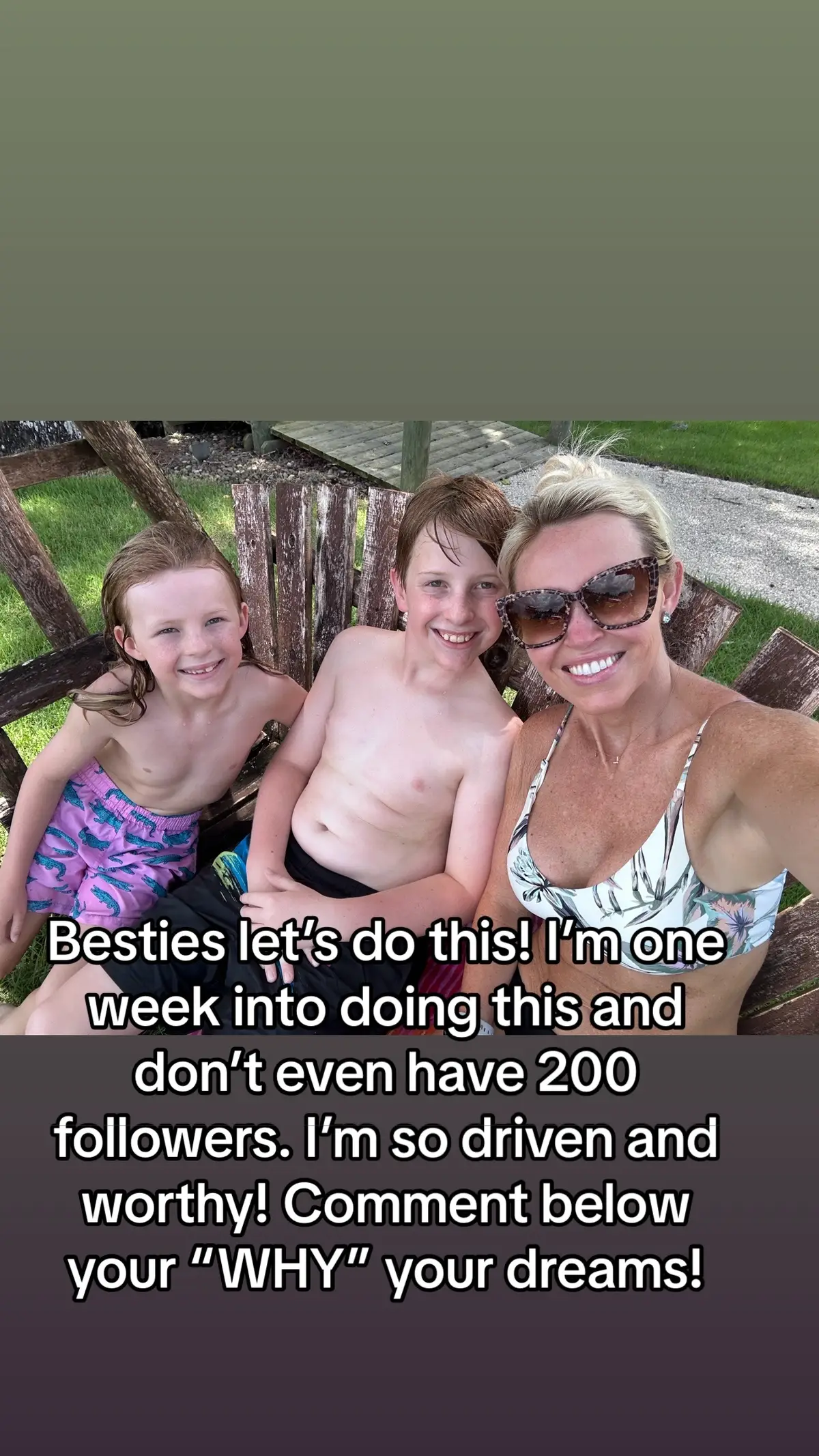 POST YOUR THOUGHTS AND DREAMS, YOUR, WHY?!?! #MomsofTikTok #motivation #contentcreator #roadto5kfollowers💕  #goals 