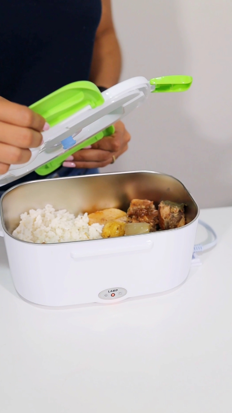 Vianda eléctrica! 🍝🔥🤤 #lunch #food #py #hot #lunchbox #bento #almuerzo #oficina 