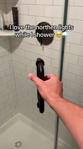 I just love the way it transforms my shower 🌧️🥹 #calm #relax #shower #foryou #cloud #northenlights 