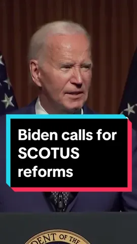 President Biden calls for Supreme Court reforms and constitutional limits on presidential immunity during a visit to the LBJ Presidential Library in Texas to commemorate the 60th Anniversary of the Civil Rights Act. #biden #trump #scotus #supremecourt #politics #news #fyp