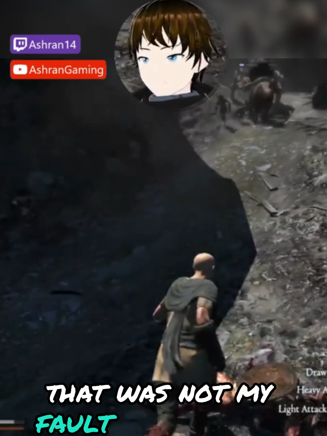 That wasn't my Fault #ashran #shorts #streamer #clips #dragonsdogma #funny