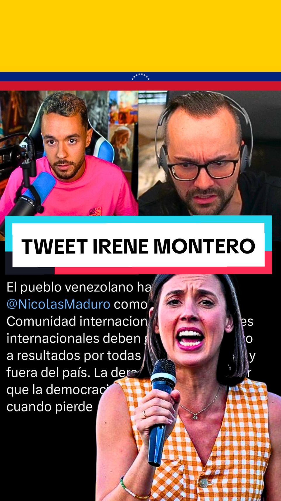 🚨 TheGrefg y El Xokas hablan sobre las vergonzosas declaraciones de Irene Montero sobre Maduro y Venezuela. 🇻🇪💔 #thegrefg #grefg #elxokas #xokas #venezuela #venezuelalibre #irenemontero #pp #psoe #podemos #maduro 