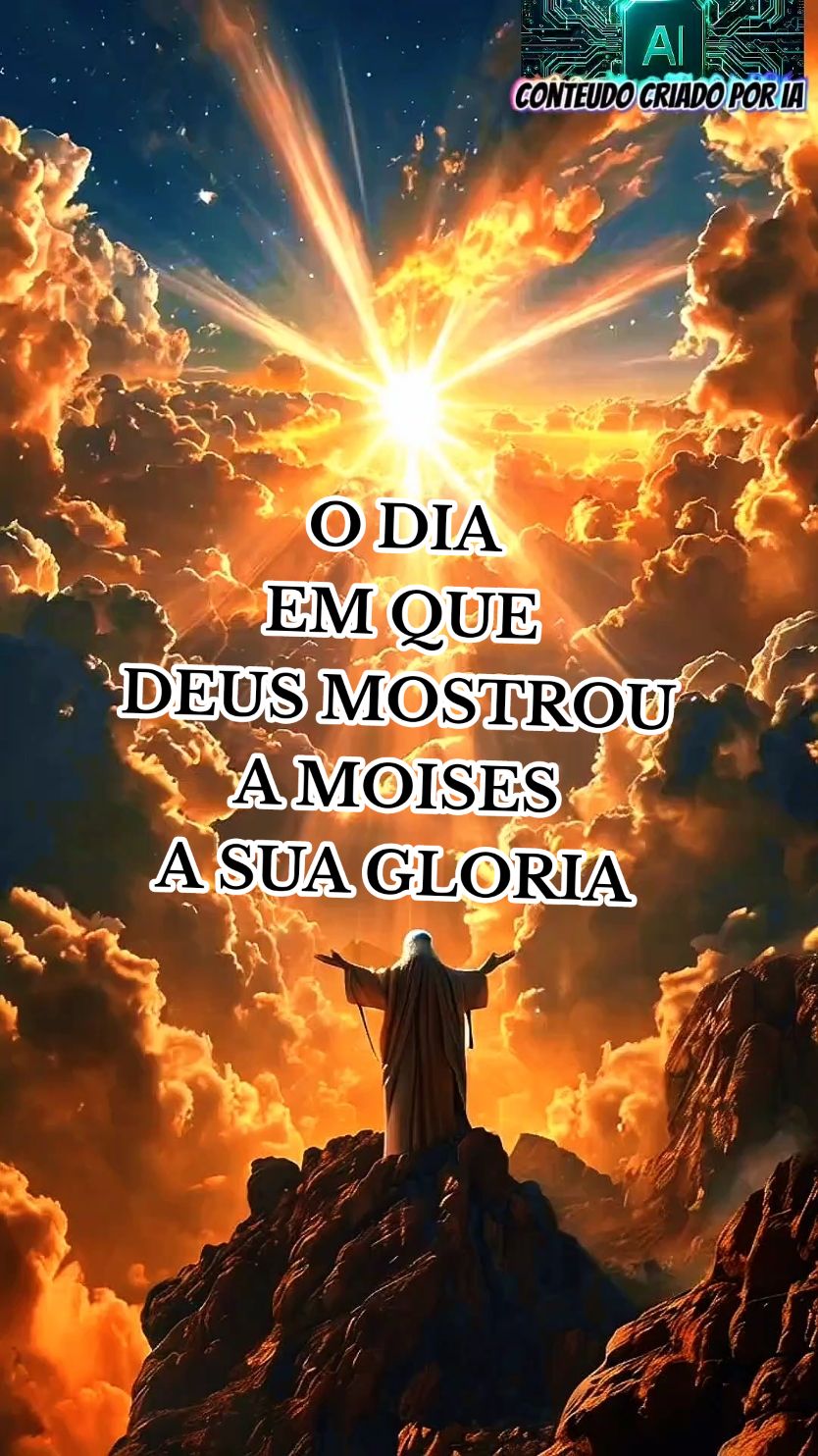 O DIA EM QUE DEUS MOSTROU A O PROFETA MOISÉS A SUA GLÓRIA! #deus #biblia #jesus #palavradedeus (IMAGENS DO CONTEÚDO CRIADAS PELA INTELIGÊNCIA ARTIFICIAL E TODA EDIÇÃO PELO CRIADOR)