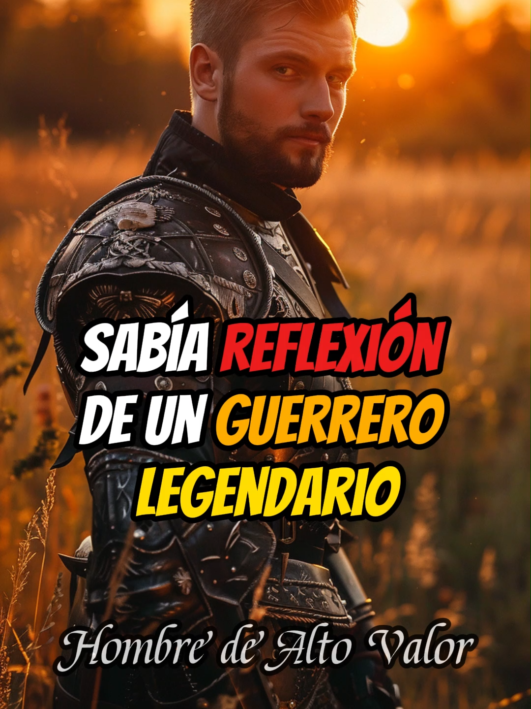 Sabía reflexión de un guerrero legendario. #seduccion #seductor #hombrealfa