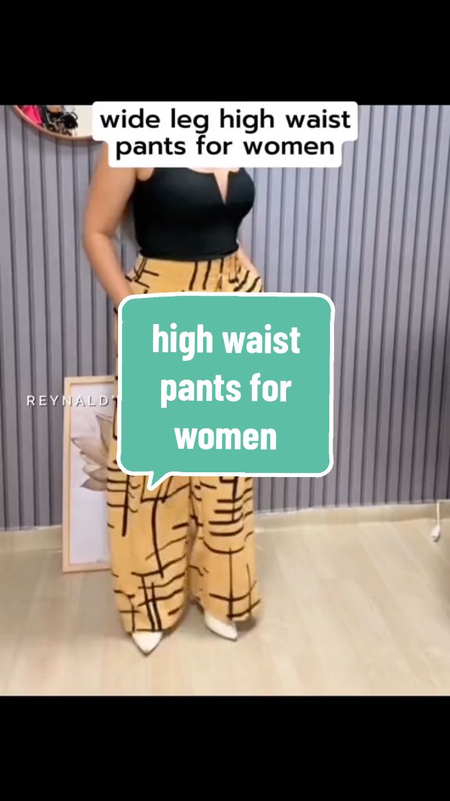 wide leg high waist pants for women !  #highwaistpants #widelegpants #squarepants #squarepantsforwomen #pants 