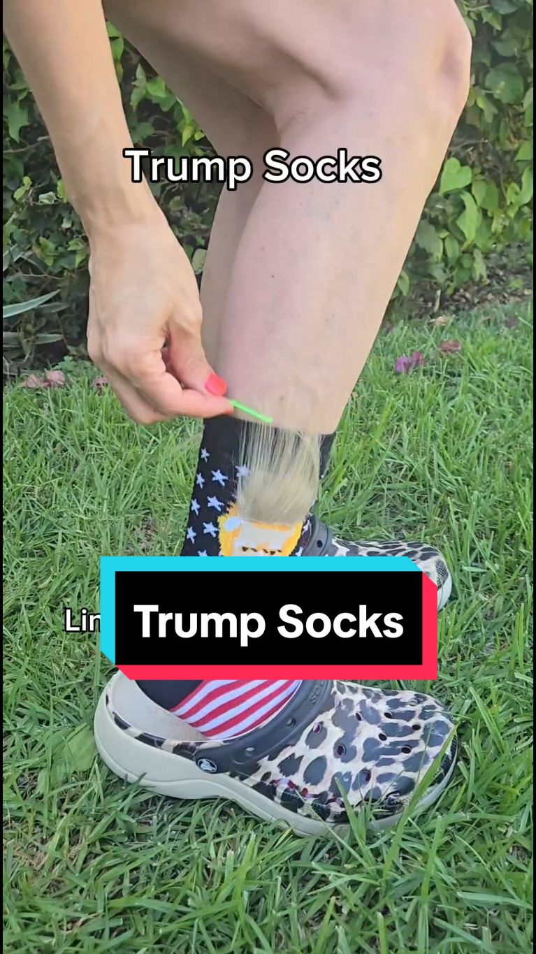 Surprise your family and friends with these funny Trump Socks with Hair! Comb included! 🤣🤣🤣 #Trump #trumpsocks  #trump2024 #fypシ゚viral  #trumpsupporters #genx  #donaldtrump #tiktokviral #election2024 #foryoupage  #presidenttrump 