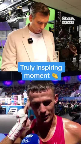 When Olympians inspire Olympians 🤝 This is what it's all about 💚💛 ↳ Olympic Games Paris 2024. Every Event. Ad-free. Live & On Demand. Biggest Moments in 4K on Stan Sport. #StanSportAU #Paris2024 #Olympics #AllezAus 