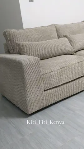 L shape 6 seater spring cushion made of Unique fabric 🙌✨ Reach us via ☎️ 0759872666 WHY SHOP ELSEWHERE 🤷❗ SAVE BIG ❗ FURNITURE SALE ❗ Affordable luxury has never been this irresistible ✨ Comfy 🪶 and Fluffy 👌💯#kiti_fiti_ke #furniture #kenyantiktok #kenyantiktok🇰🇪 #trending #goviral #sale #foryoupage #foryou #sofa #fypシ #fyp 