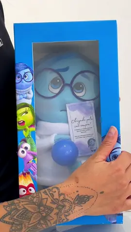 Tristezas 💙 #tristeza #divertidamente #insideout #feltro #artesanatocriativo #pixar 