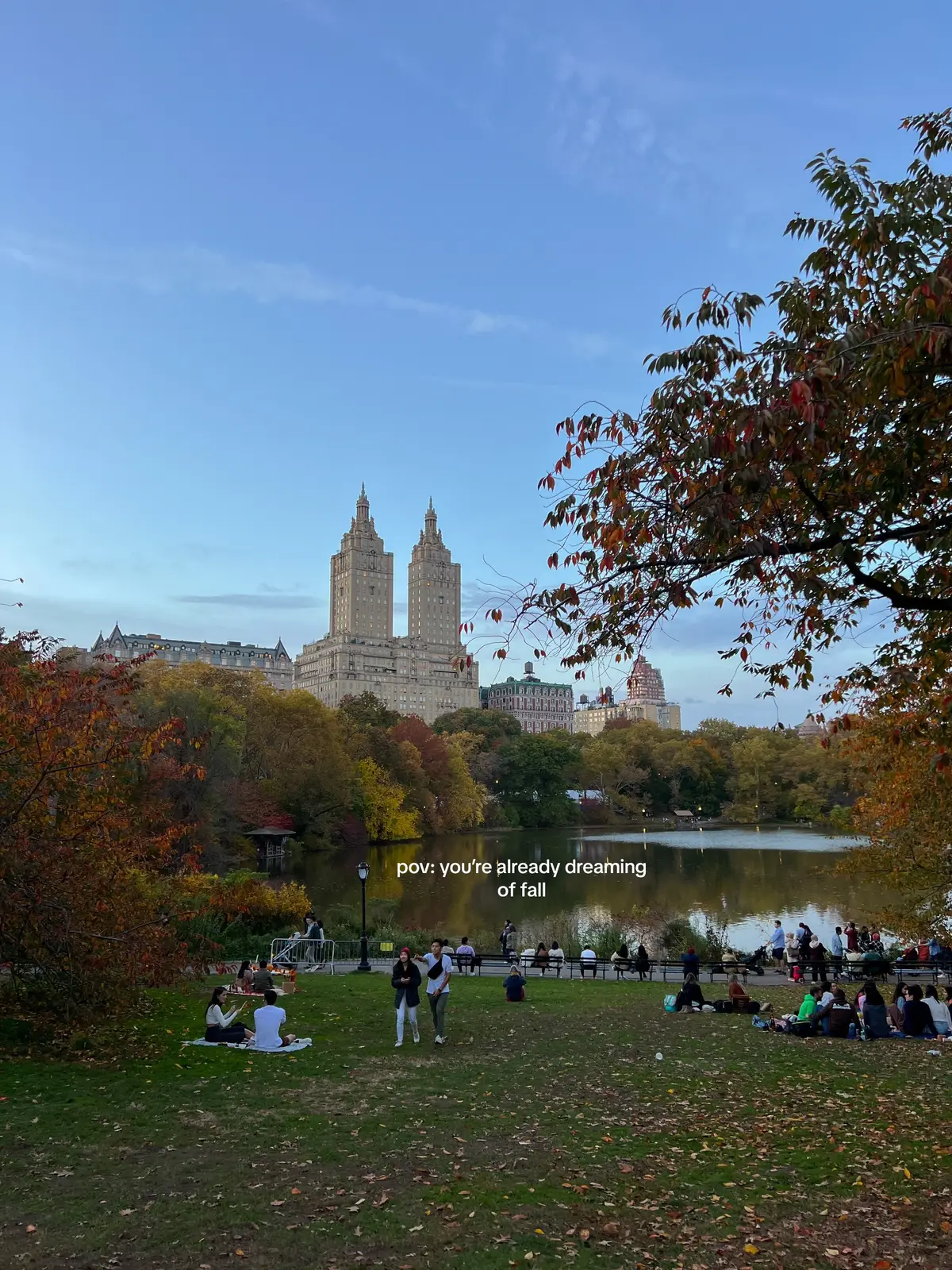 So ready for crisp fall days in a couple of months 🥺 #fall #nycfall #newengland #centralpark #newenglandfall 