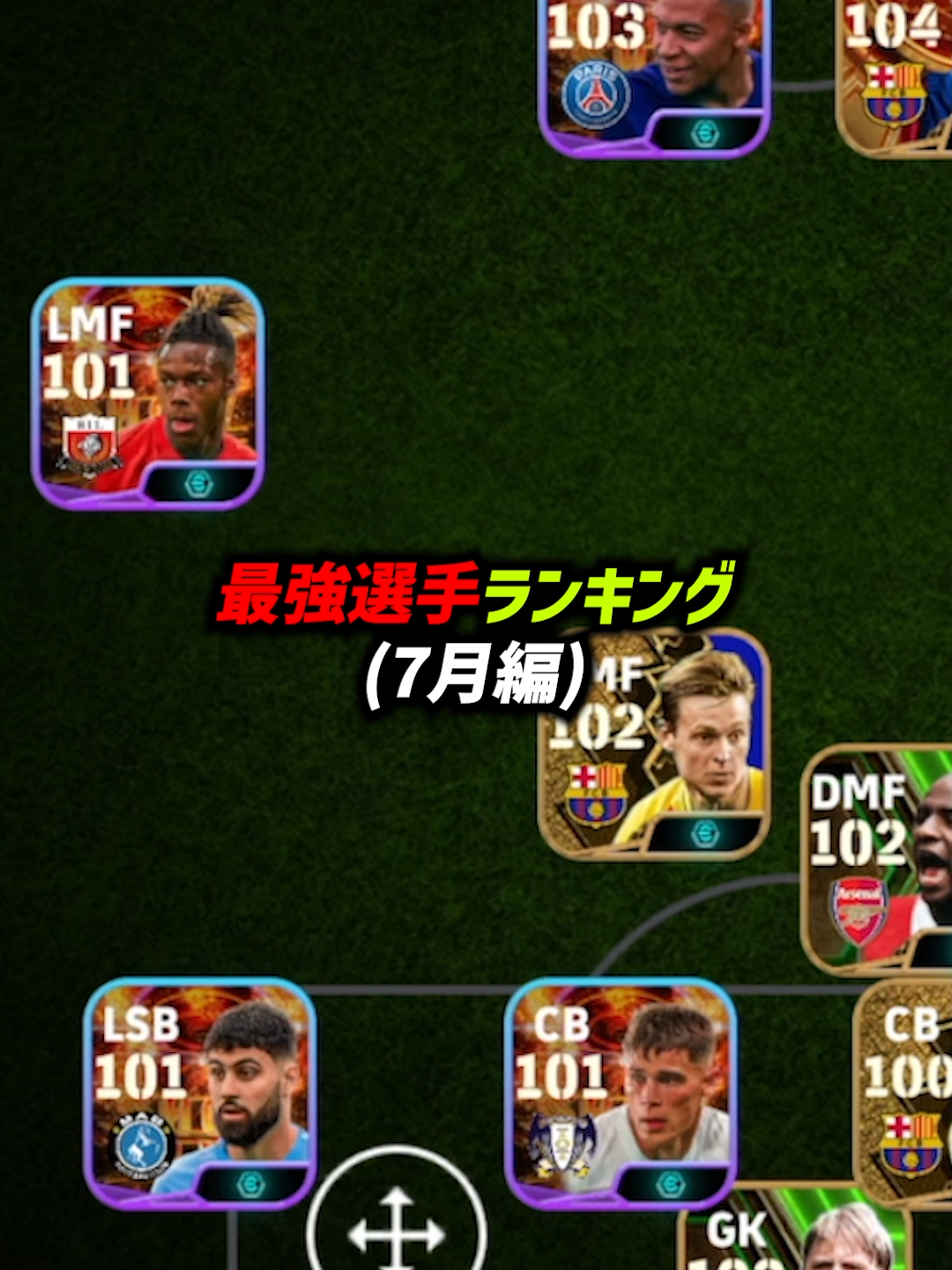 本当に取って良かった最強選手ランキングTOP10！#eFootball #イーフト #イーフットボール2024 #ウイイレアプリ