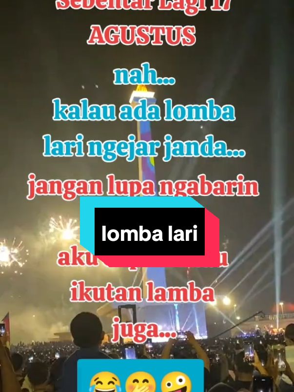 ikutan lomba ngejar janda.. 😂🤭🤪 #agustus #lomba #canda #hiburan 