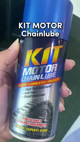 Gasss langsung cobain, biar motor terasa kaya baru lagi 🔥#kit #perawatankendaraan #payday #kitmotor #motor #wibgajian #kitmotorchainlube #pembersihrantai 
