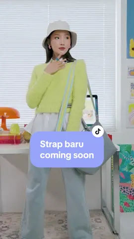Bosen sama strap bawaan tas kamu? nih kenalin Ruby bag strap has a multicolered strap and River has a solid bag strap 🤩🫶🏻