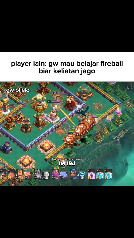 rata (opsional)😹 • • #coc #clasherindonesia #clashofclanstiktok #clashofclans 