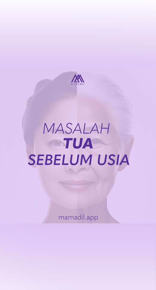 Muka Nampak tua sebelum usia ? 🧐😮‍💨😰  Jom ikut maira ke mamadil untuk cari Solusi korang yang ada masalah macamni 🥳💫✨💜✅ mamadil.app 💜 #mamadil #testedtrusted #mamadilhq #since2012 #trusted #antiaging #produkkeluaranfarmasi #agentmamadil #supplementizara  #wanitajagadiri  #susurizqi #susukambingmamadil 