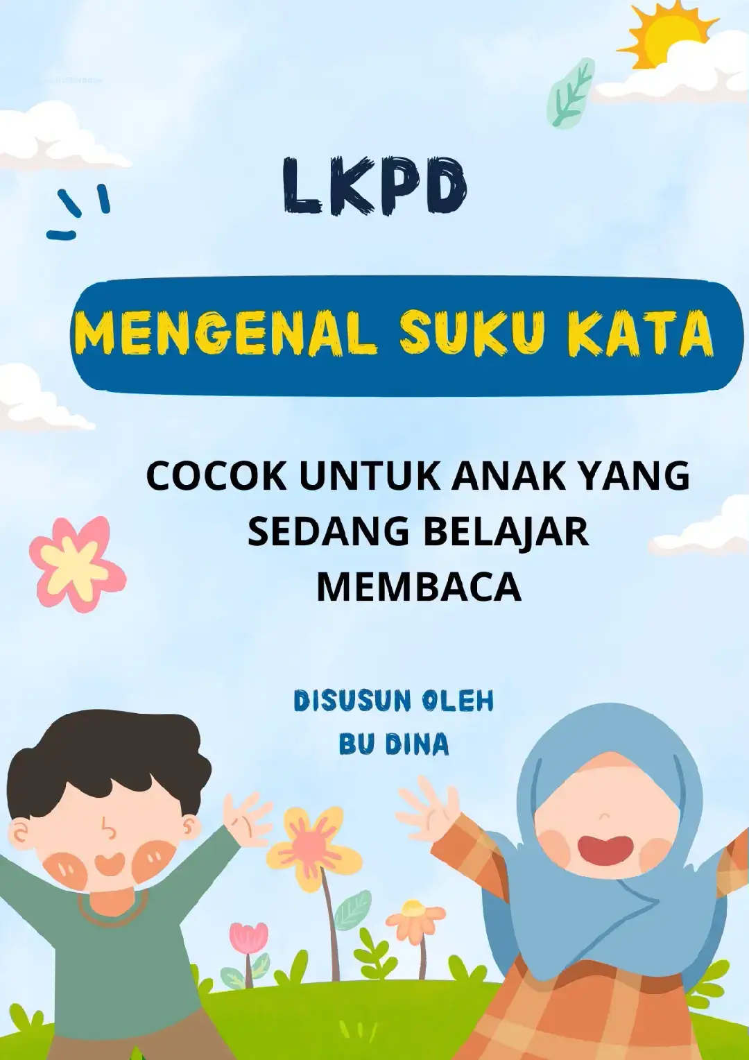 halo bunda yuk bantu anak kita yang mau belajar membaca  dengan media yang menarik #guruhebat #gurupaud #merdekabelajar #gurukreatif #mplspaudceria #gurusd 