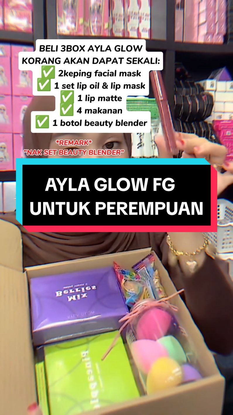 beli untuk wife/gf mesti dorang suka kan?da mcm suprise box 🤭 #aylaglow #aylaglowbeauty #aylaglowbeautyhq #aylaglowbellestrelle 