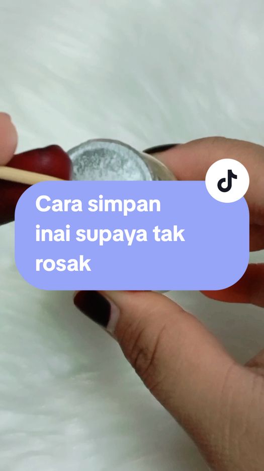 Senang je nak simpan dan jaga inai kita ni dari rosak hihi #inai 