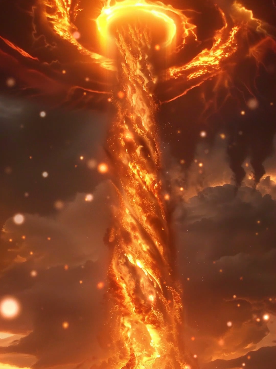 The Pillar of Fire from Exodus in AI #blessed #bible #biblestudy