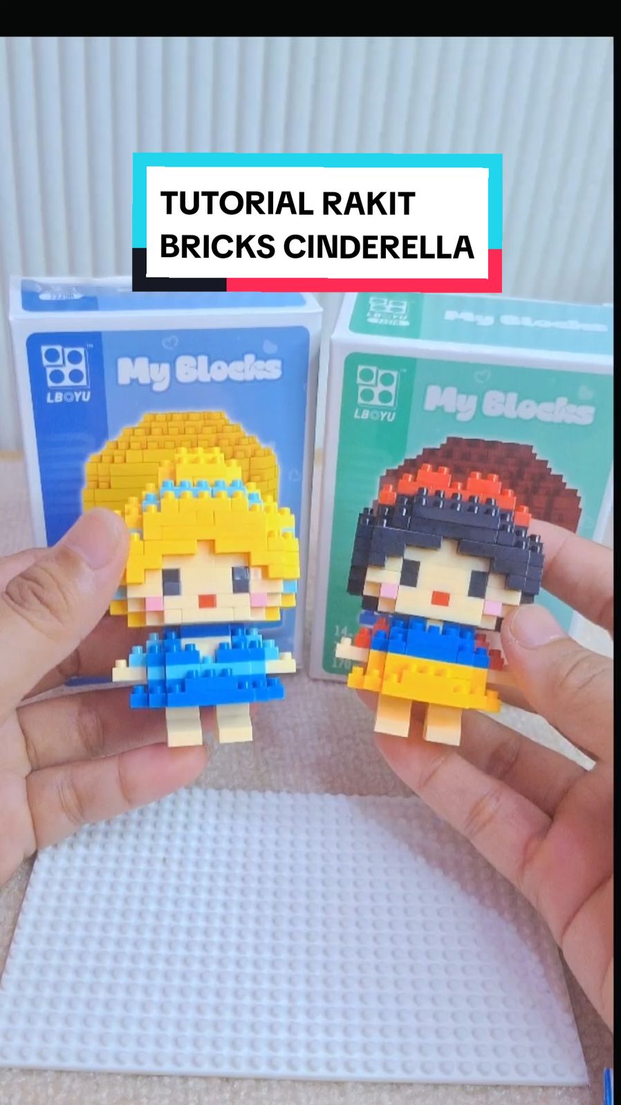 bricks cinderella 🫶 #diyprojects #bricksbunga #diywithblock #mainananak #minibrickskarakter #princess #tutorialbricks #bricks #bricks #minibloks #brickscience #brickseparator #tutorial 