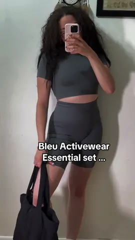 Active Wear From Bleu Active Wear #bleuactivewear #tiktokshopbacktoschool #outfit #GymTok #gymoutfit #workoutoutfit #gymessentials 