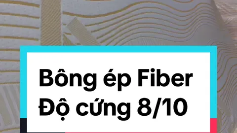 Bông ép gấp 3 Fiber- Độ cứng 8/10#nemgiakho #nemaroma #nembongep 